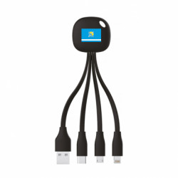 Зарядні кабелі 3 в 1