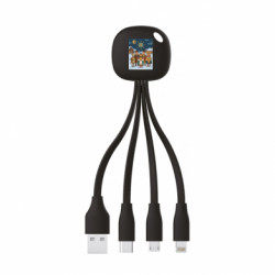 Зарядні кабелі 3 в 1