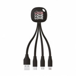 Зарядні кабелі 3 в 1