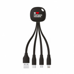 Зарядні кабелі 3 в 1