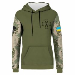 Жіноча 3D худі З.С.У.