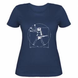 Жіноча футболка Guitarist Da Vinci - FATLINE Жіноча футболка Guitarist Da Vinci