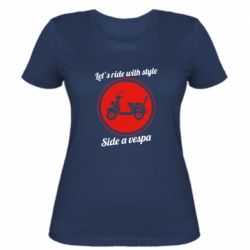 Жіноча футболка Let's Ride With Style - FATLINE Жіноча футболка Let's Ride With Style