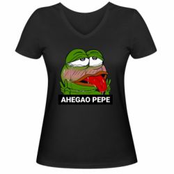 Женские футболки с V-образным вырезом