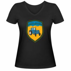 Женские футболки с V-образным вырезом - FATLINE