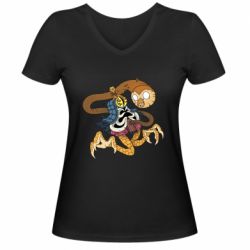 Жіночі футболки з V-подібним вирізом - FATLINE