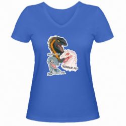 Жіночі футболки з V-подібним вирізом - FATLINE