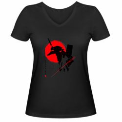 Жіночі футболки з V-подібним вирізом