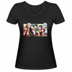 Жіночі футболки з V-подібним вирізом