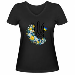 Жіночі футболки з V-подібним вирізом - FATLINE