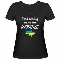 Женские футболки с V-образным вырезом - FATLINE