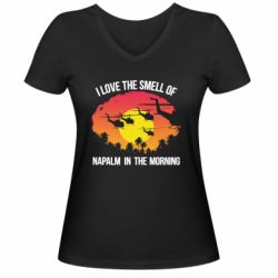 Женские футболки с V-образным вырезом - FATLINE