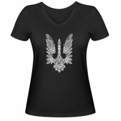 Жіночі футболки з V-подібним вирізом - FATLINE