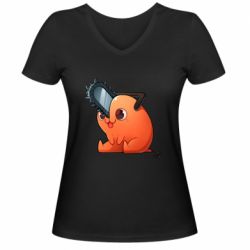 Жіночі футболки з V-подібним вирізом