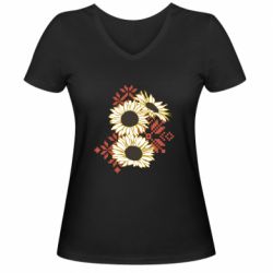 Женские футболки с V-образным вырезом - FATLINE