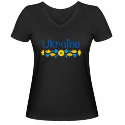 Жіночі футболки з V-подібним вирізом - FATLINE