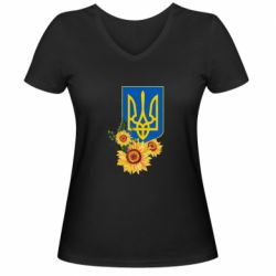 Жіночі футболки з V-подібним вирізом - FATLINE