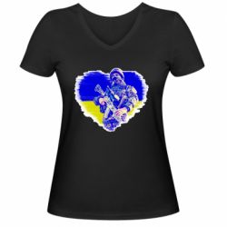 Жіночі футболки з V-подібним вирізом - FATLINE