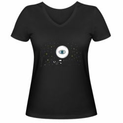 Жіночі футболки з V-подібним вирізом - FATLINE