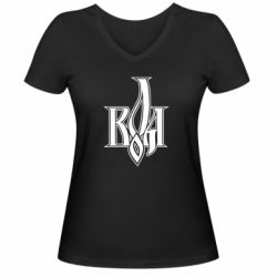 Женские футболки с V-образным вырезом - FATLINE