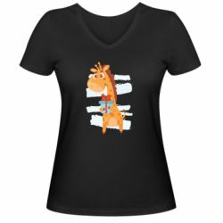 Жіночі футболки з V-подібним вирізом