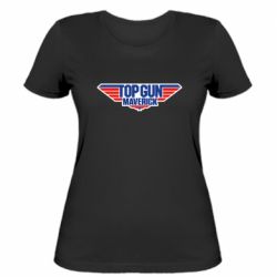Женская футболка Top Gun. Maverik