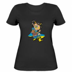 Женская футболка Украина победит! - FATLINE Женская футболка Украина победит!