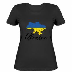 Жіноча футболка Ukraine Map, Мапа України
