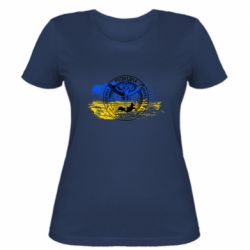 Женская футболка Военная разведка Украина, арт - FATLINE Женская футболка Военная разведка Украина, арт
