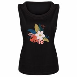 Женская майка Тропические листья - FATLINE Женская майка Тропические листья