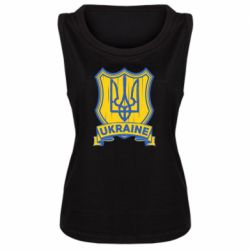 Женская майка Ukrainian coat of arms - FATLINE Женская майка Ukrainian coat of arms