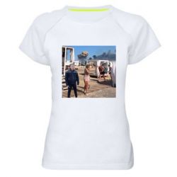 Женские спортивные футболки