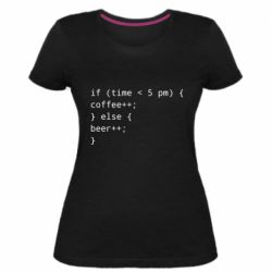 Женские стрейчевые футболки