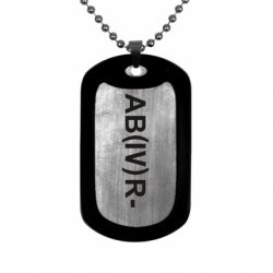 Жетоны армейские титановые