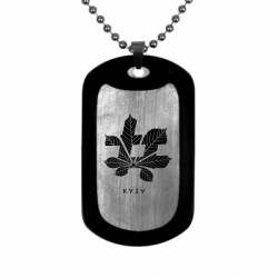 Жетон армейский титановый ХештегКиев - FATLINE Жетон армейский титановый ХештегКиев