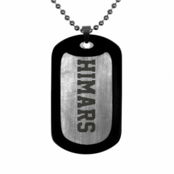 Жетон армійський титановий Himars напис - FATLINE Жетон армійський титановий Himars напис