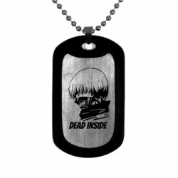 Жетон армейский титановый Kaneki Dead Inside - FATLINE Жетон армейский титановый Kaneki Dead Inside