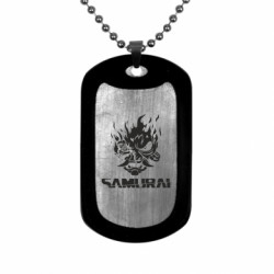 Жетон армейский титановый Rock Group Logo - Samurai - FATLINE Жетон армейский титановый Rock Group Logo - Samurai