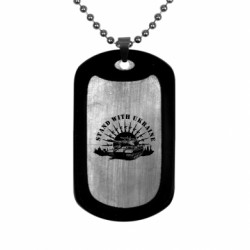 Жетон армейский титановый стой с украиной до конца - FATLINE Жетон армейский титановый стой с украиной до конца