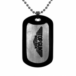 Жетон армейский титановый Top Gun Maverik - FATLINE Жетон армейский титановый Top Gun Maverik