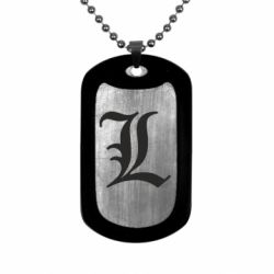 Жетон армейский Death Note minimal logo - FATLINE Жетон армейский Death Note minimal logo