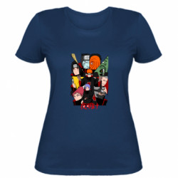 Женская футболка Akatsuki crew - FATLINE Женская футболка Akatsuki crew