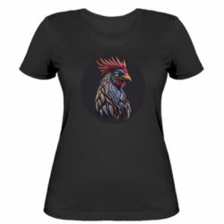 Женская футболка Американский петух - FATLINE Женская футболка Американский петух