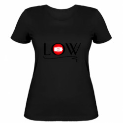 Женская футболка Батарейка разряжена - FATLINE Женская футболка Батарейка разряжена