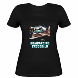 Женская футболка BOMBARDIRO CROCODILO - FATLINE Женская футболка BOMBARDIRO CROCODILO