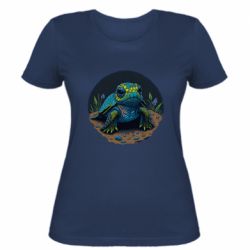 Женская футболка Черепаха на песке - FATLINE Женская футболка Черепаха на песке