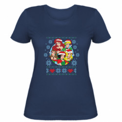 Женская футболка Christmas Disney Princess
