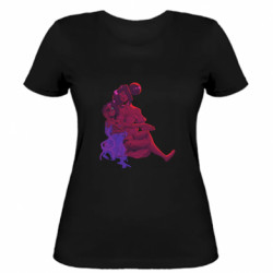 Женская футболка Dark truth - FATLINE Женская футболка Dark truth