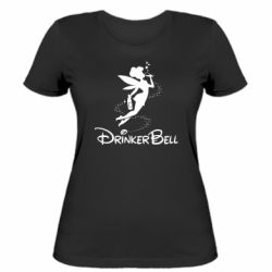 Женская футболка DrinkerBell - FATLINE Женская футболка DrinkerBell