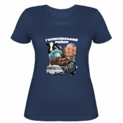 Жіноча футболка Голосіївський район - FATLINE Жіноча футболка Голосіївський район